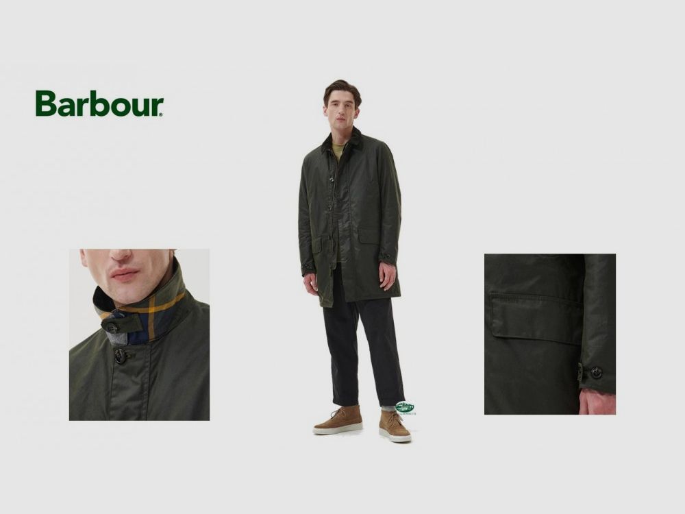 BARBOUR Wachsjacke grün forest, Bild 2 von 2