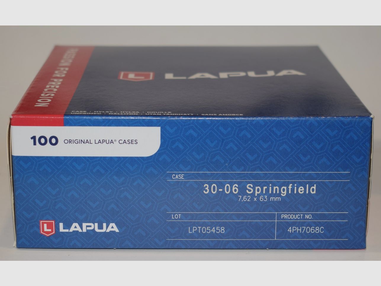Lot 100 Hülsen Messing Lapua Kal. 30-06