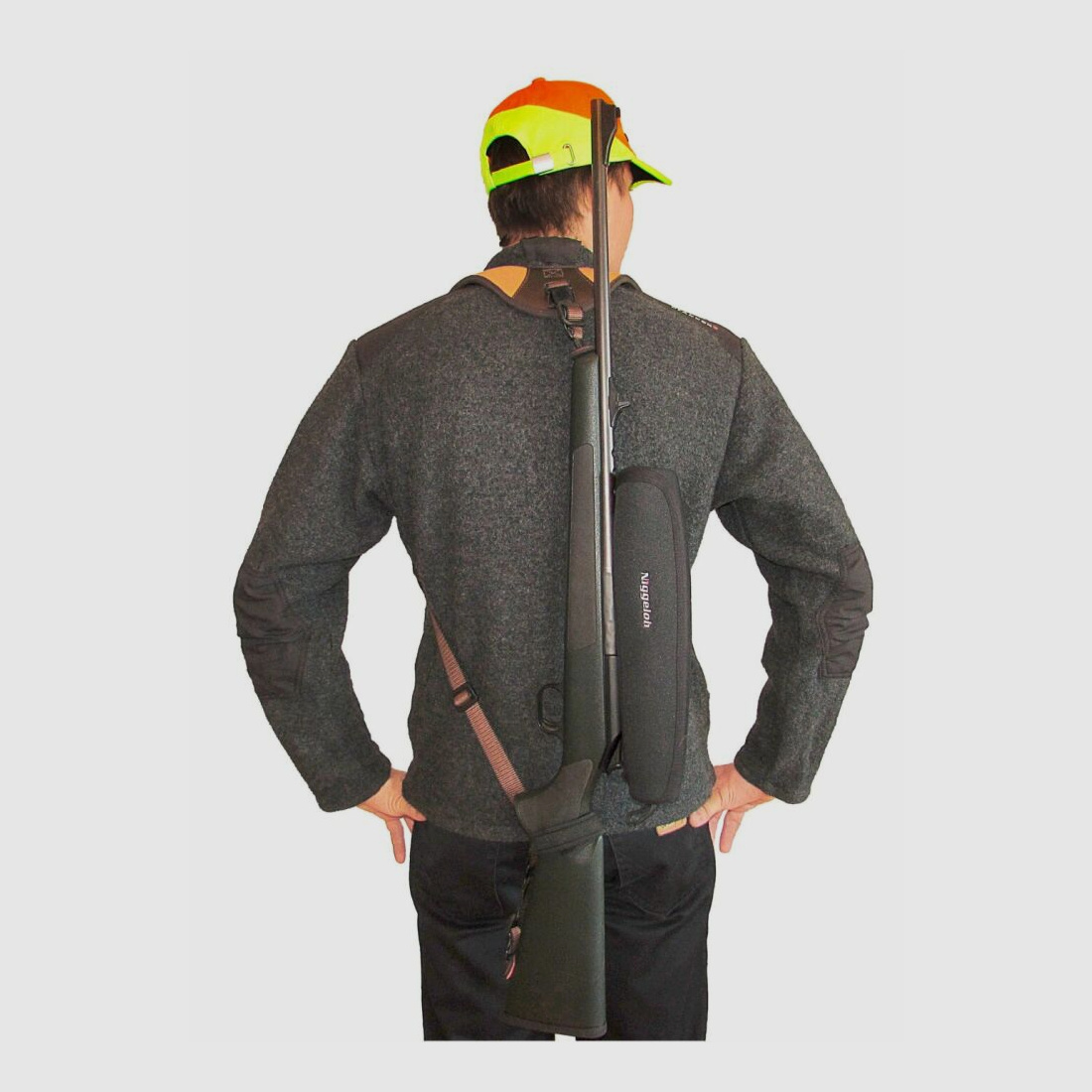 Niggeloh Cinghia per fucile Neoprene / Nero Cinghia per fucile