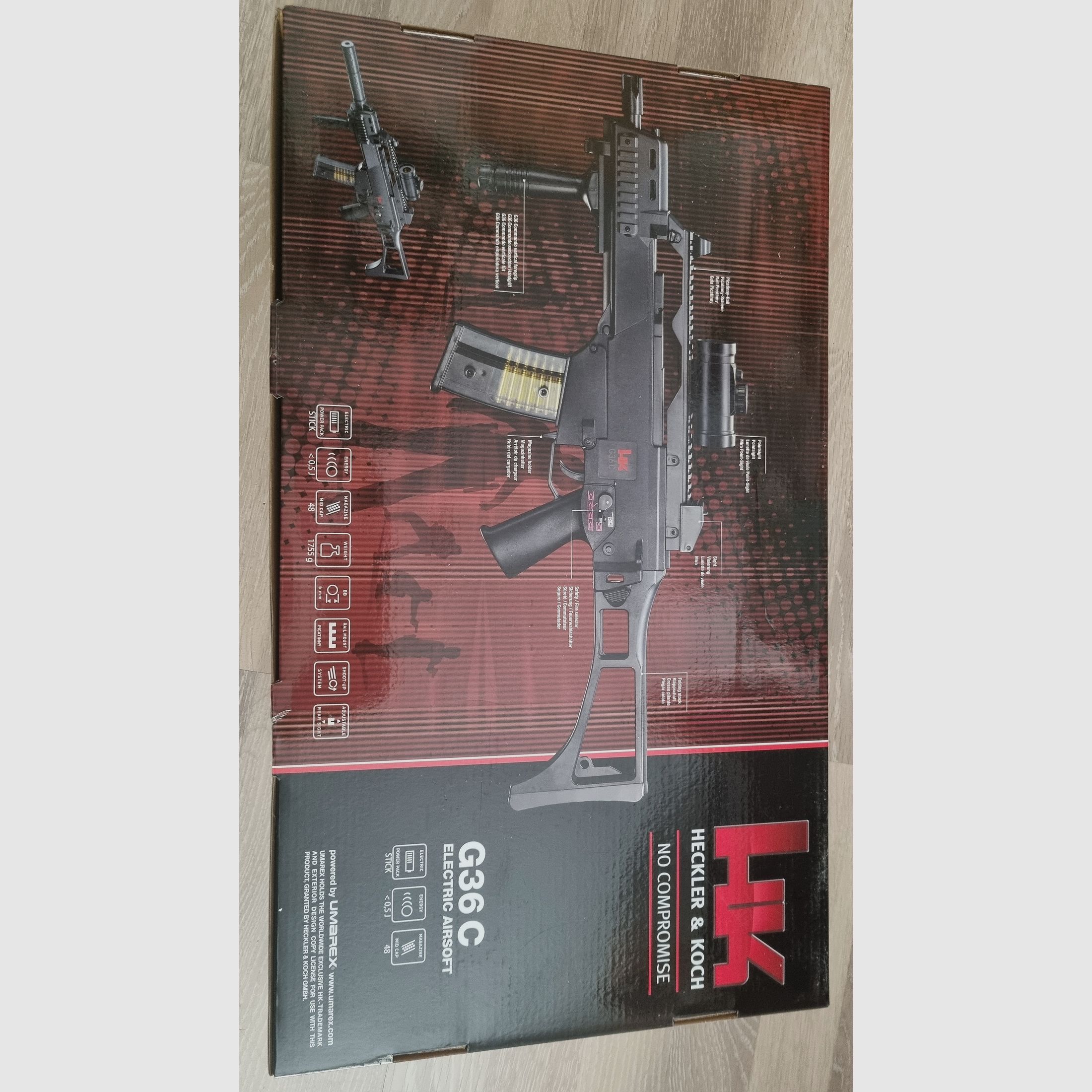 Airsoft G36 C 0.5 Joule