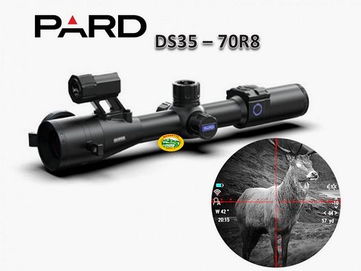 PARD Nachtsicht- und Tagesvisier DS35 - 70R8 mit integriertem IR