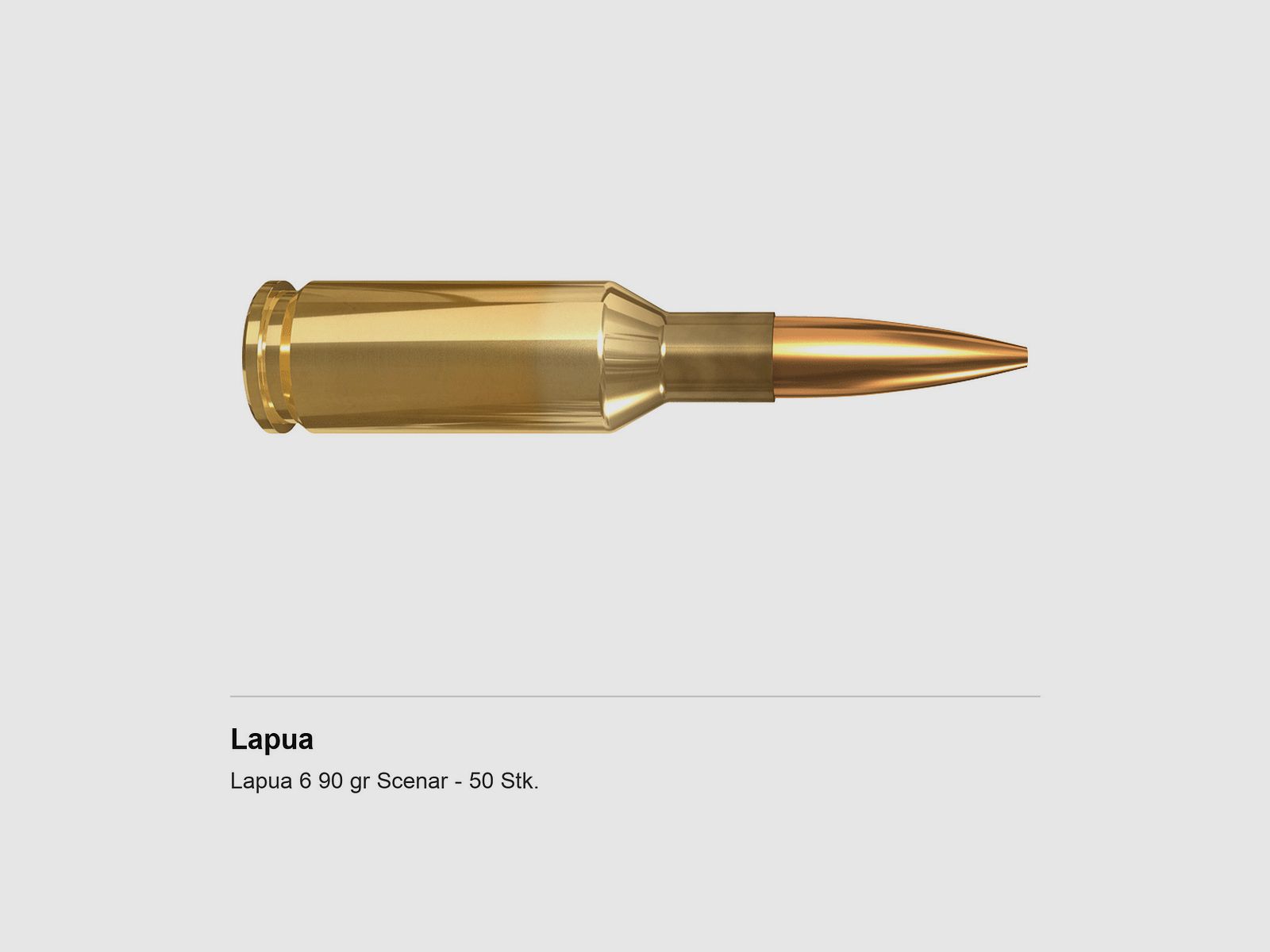 Lapua 6 mm BR Norma 90 gr Scenar – 50 Stk.