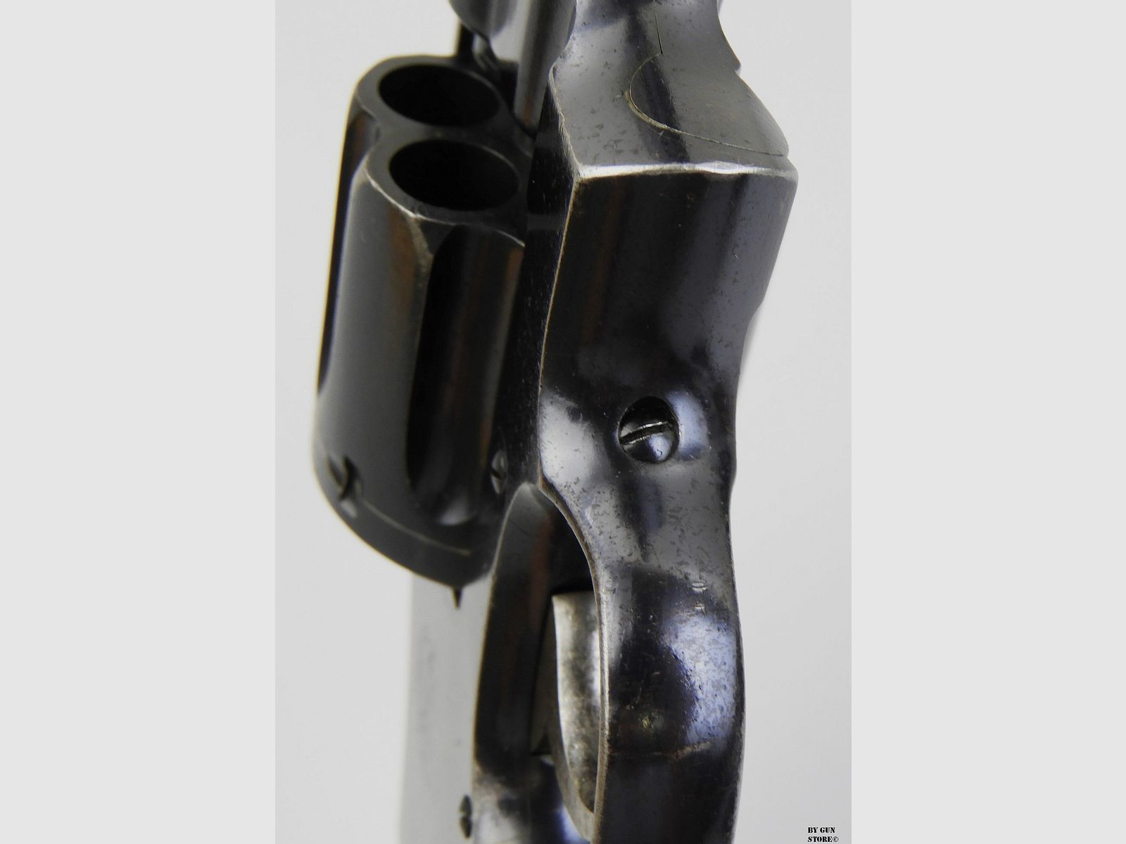 Revolver Smith & Wesson mod. Mark I Hand Ejector 1nd Model TRIPLE LOCK cal. 455 matr. 12687, immagine 10 di 11