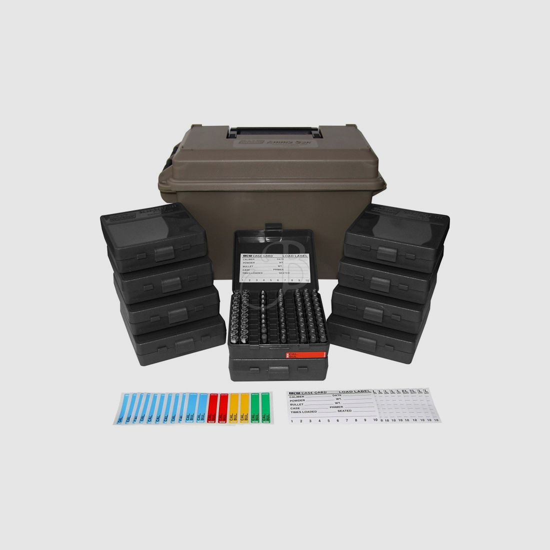 MTM – ACC-9 AMMO CAN + 10 AMMO BOXES P100-9MM