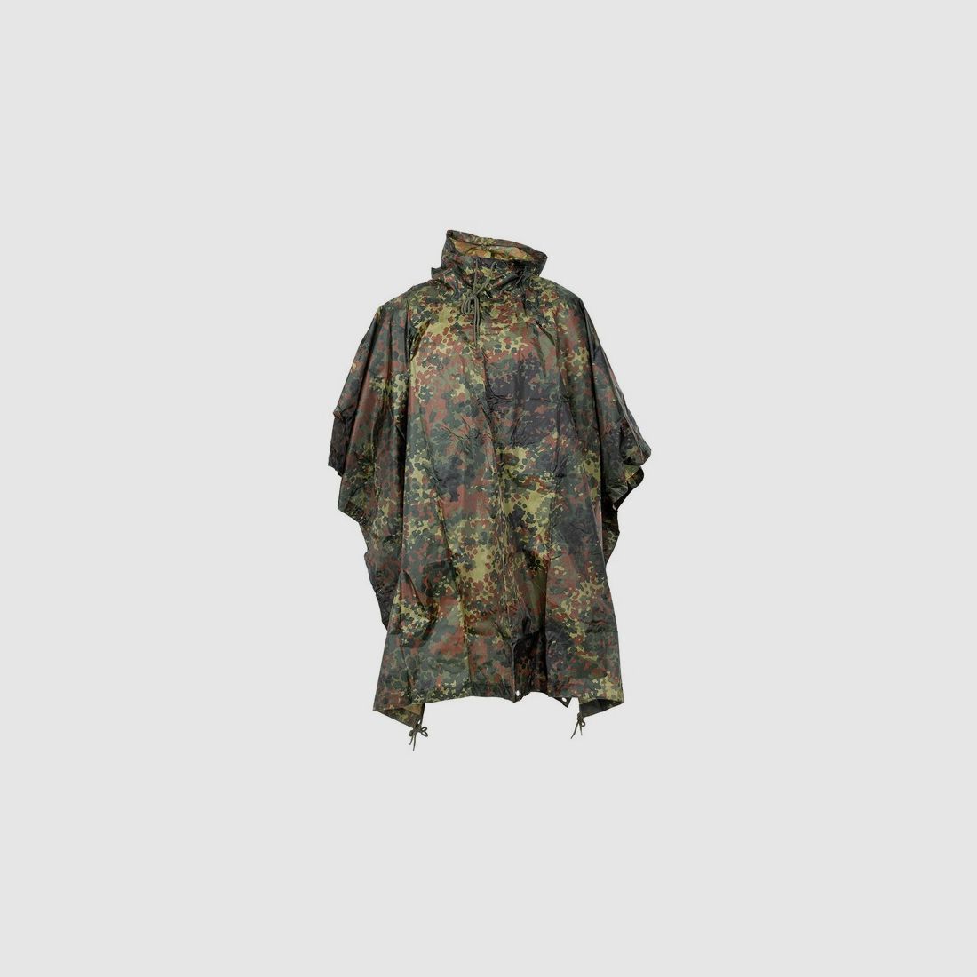 Poncho BW FLECKTARN Rip Stop Gewebe - NEU - Regenumhang / Cape Nässeschutz Bundeswehr