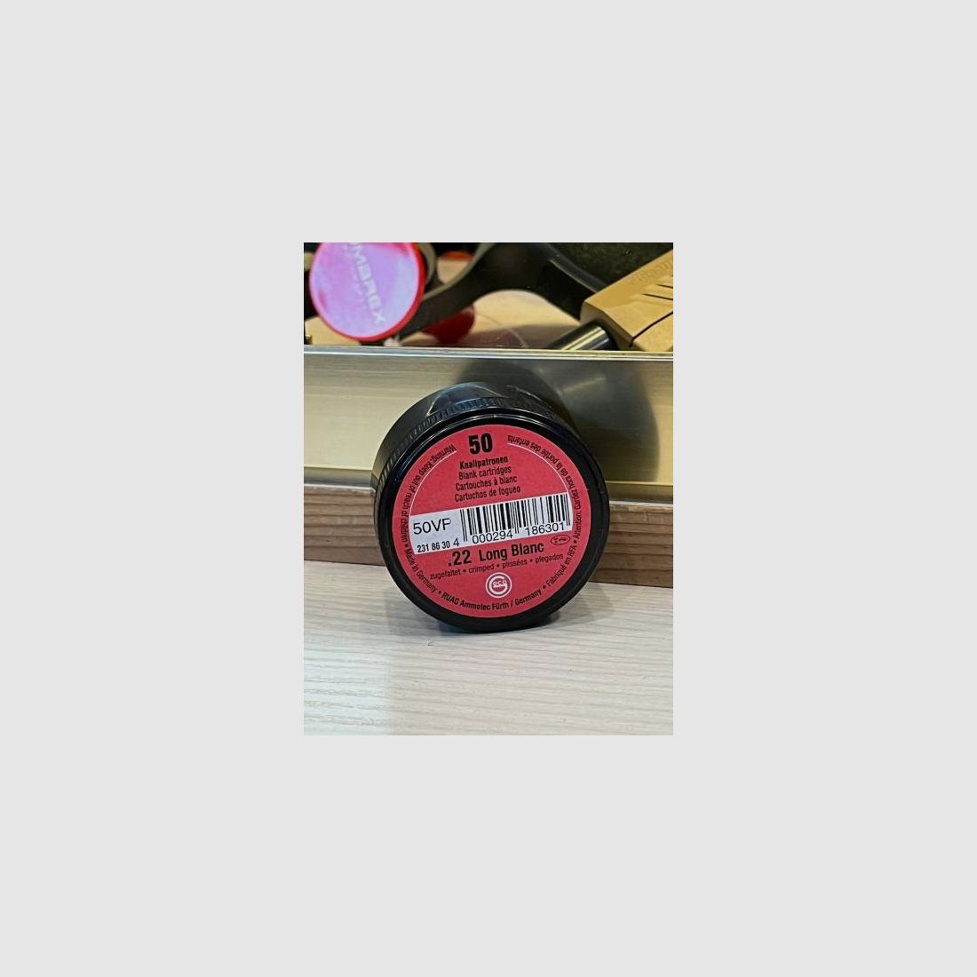 GECO .22 long K. blank cartridges - 50 shots