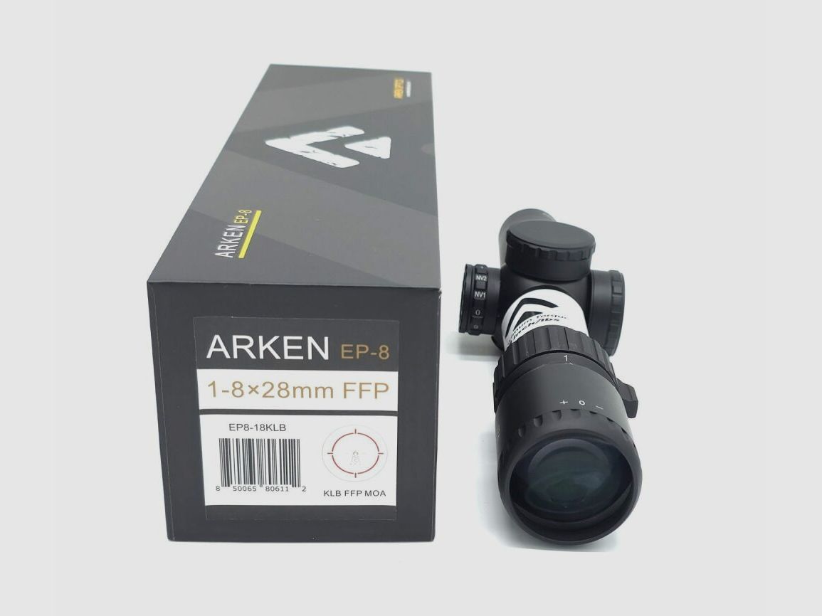 Arken EP-8 1-8X28 FFP KL BOX Zielfernrohr