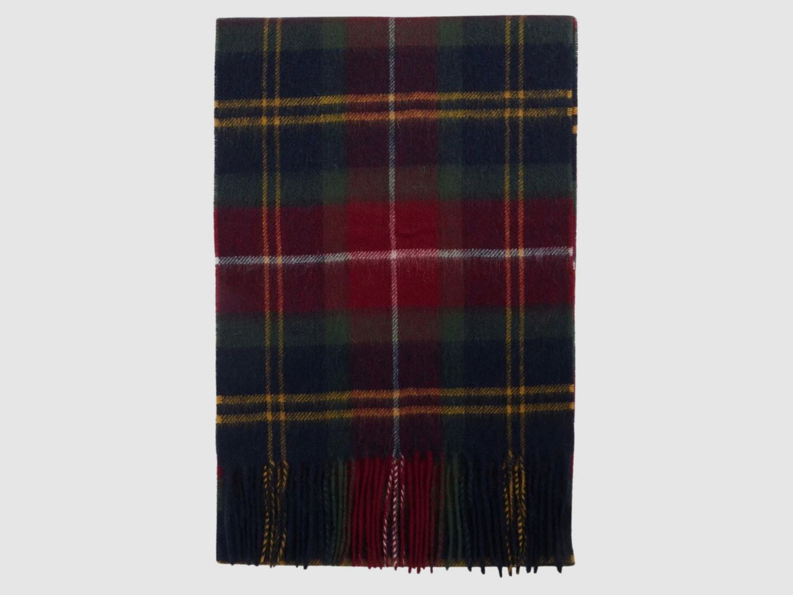 Barbour Schal Chasmere Wool Winterberry Tartan