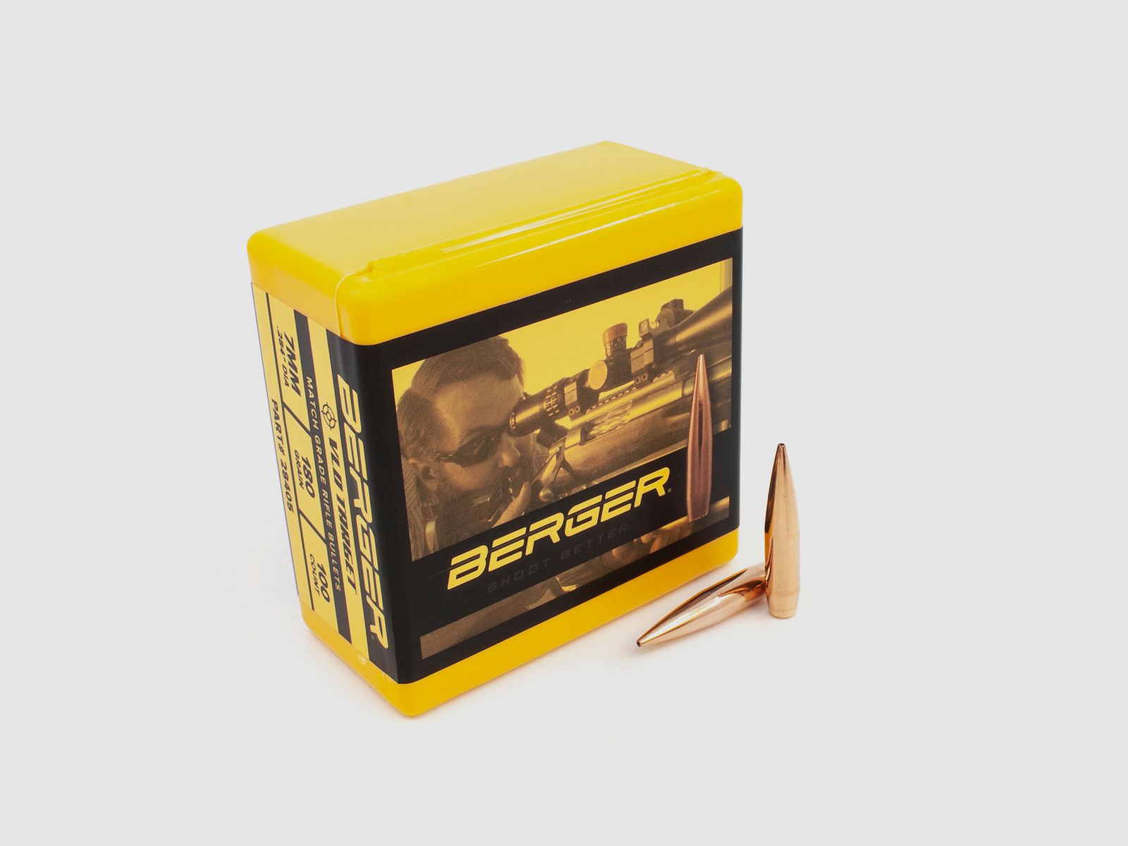Proiettile Berger 7mm/.284 VLD Target 180GR 100 Pezzi
