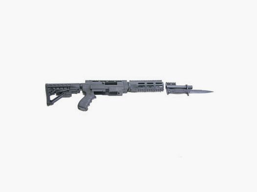 Archangel 556 AR-15 Style Conversion Stock (Ruger 10/22) - No Bayonet - Black Polymer