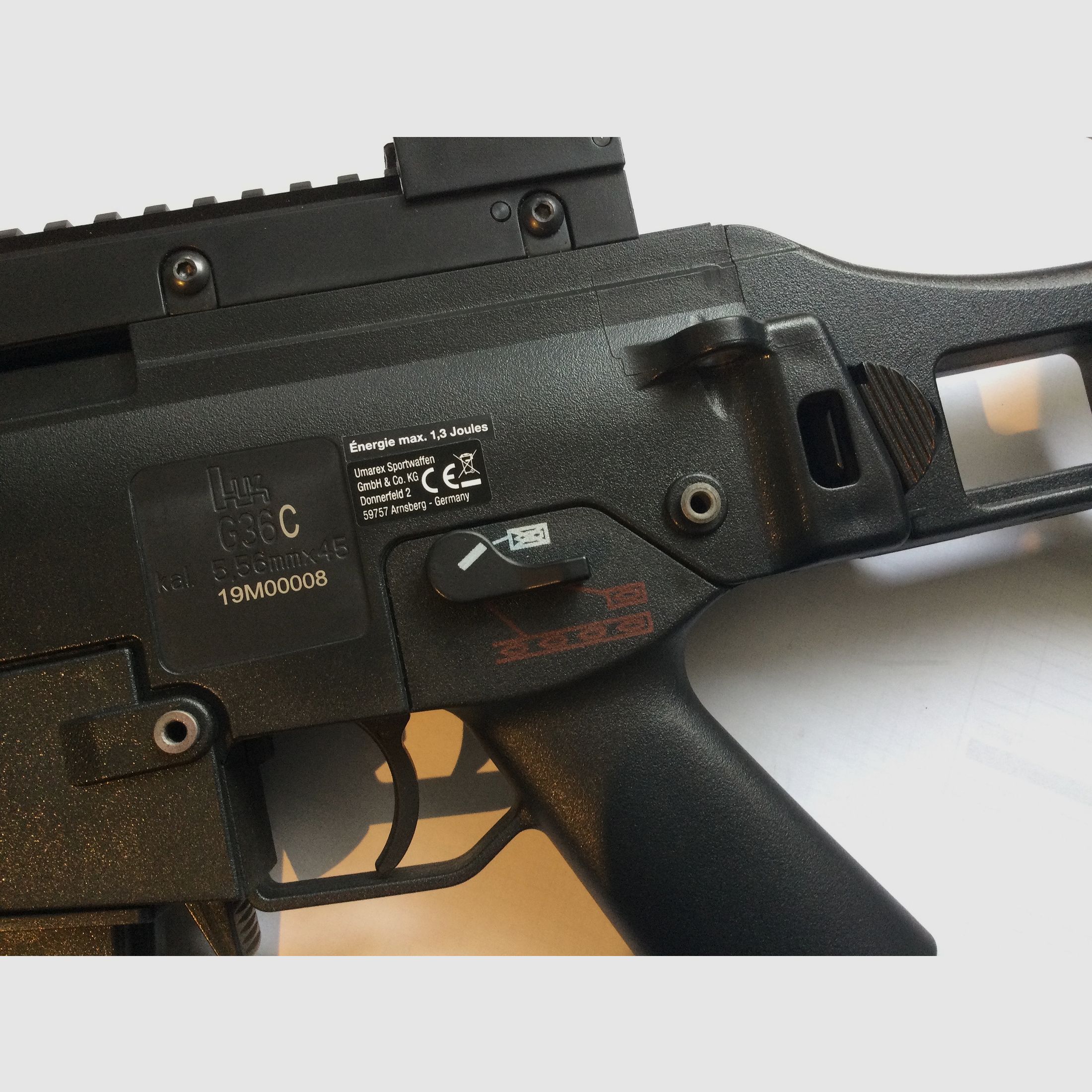 Heckler und Koch, G36C, 5,56 mmx45, 1,3 Joules, Softair