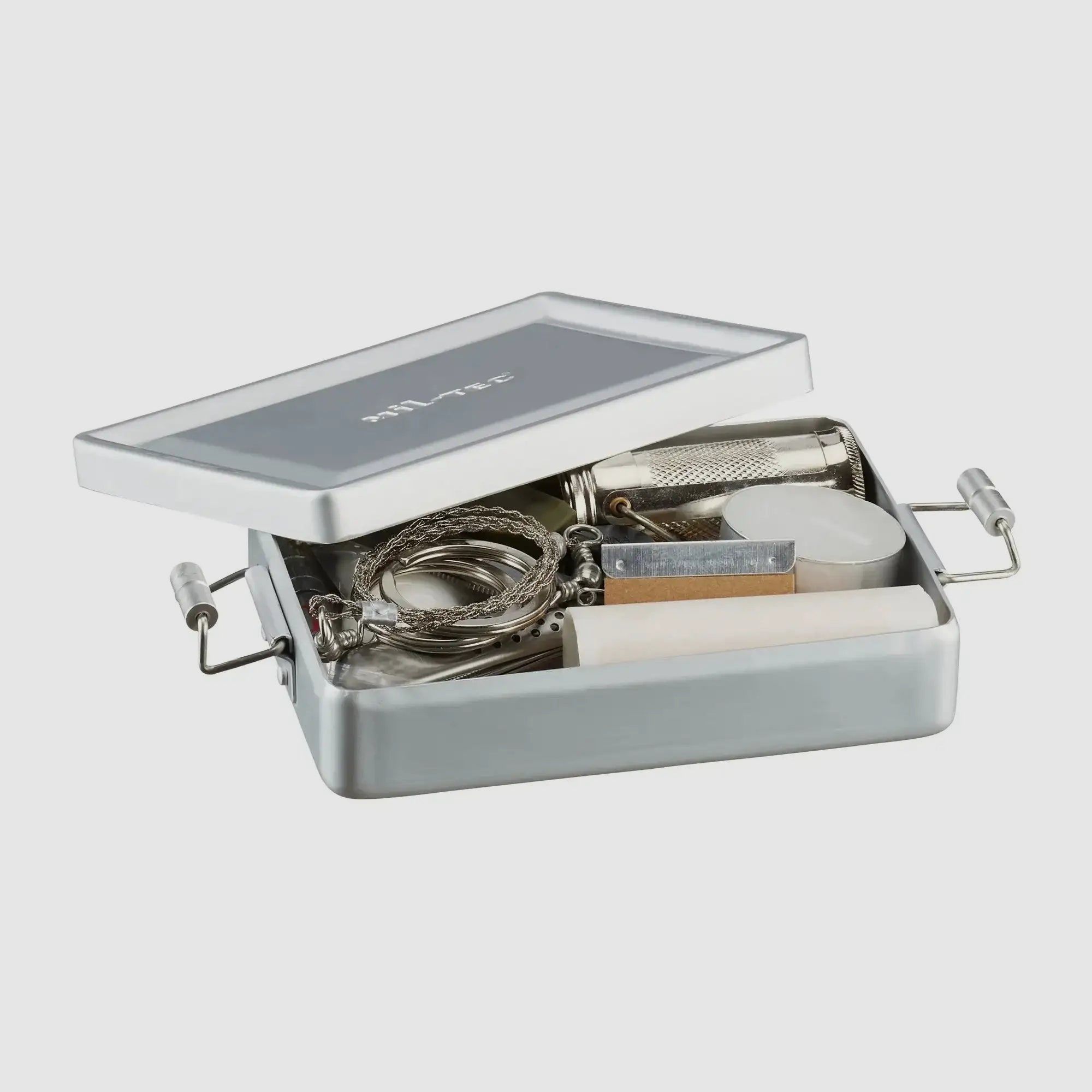 Mil-Tec Mil-Tec Survivalkit mit Aluminiumbox