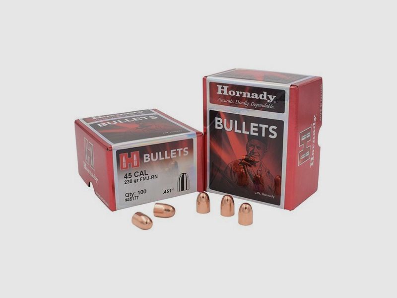 Hornady Bullet .45/.451 FMJ RN 230GR 1500 pieces
