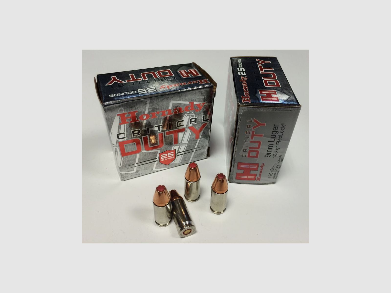 HORNADY 9MM LUGER 135 GRS munición de servicio
