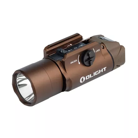 Olight PL TURBO VALKYRIE Desert Tan flashlight; for pistols; 800 lumens
