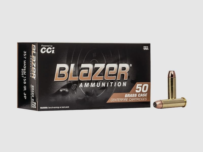CCI Blazer .357 Mag. 158GR JHP 50 cartridges
