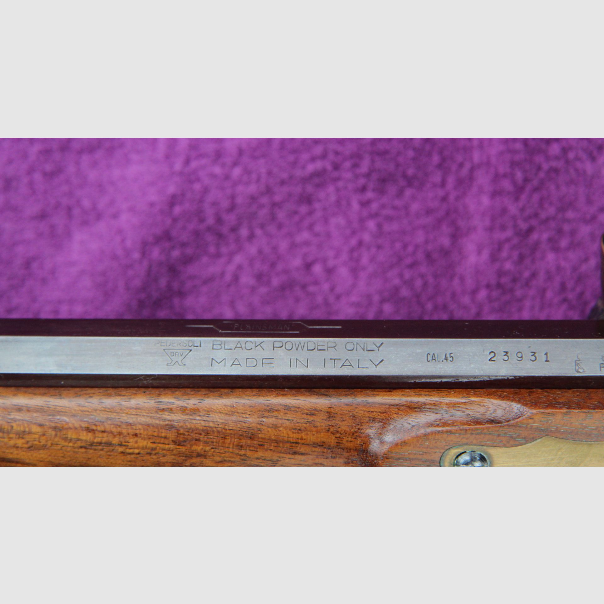 Plainsman Rifle Cal. 45 Pedersoli muzzleloader
