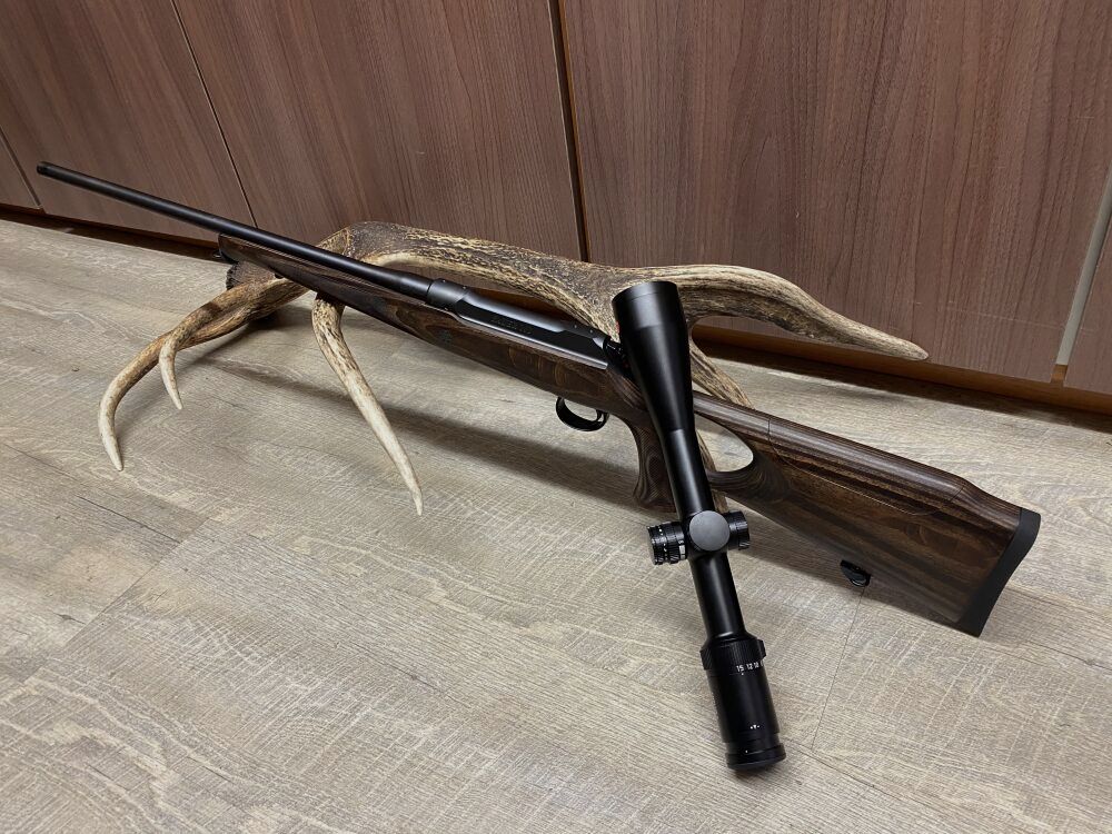 Sauer 101 GTI, mit Leica Amplus 6 2,5-15x50 i