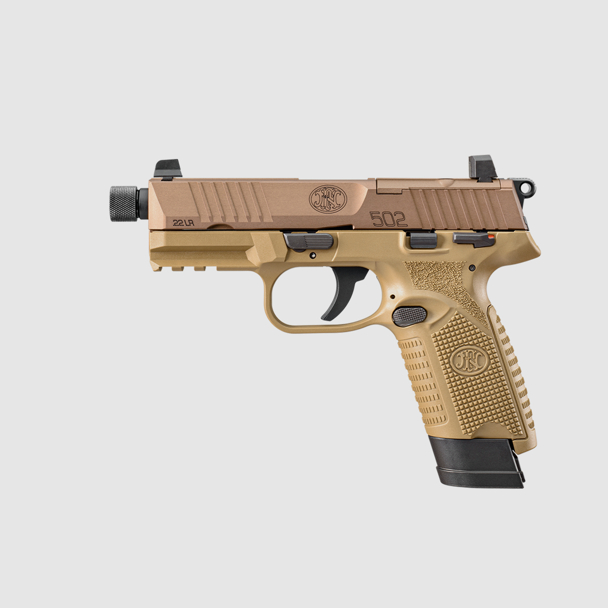 FN 502 Tactical FDE LL11,68cm .22 lr., Bild 2 von 5
