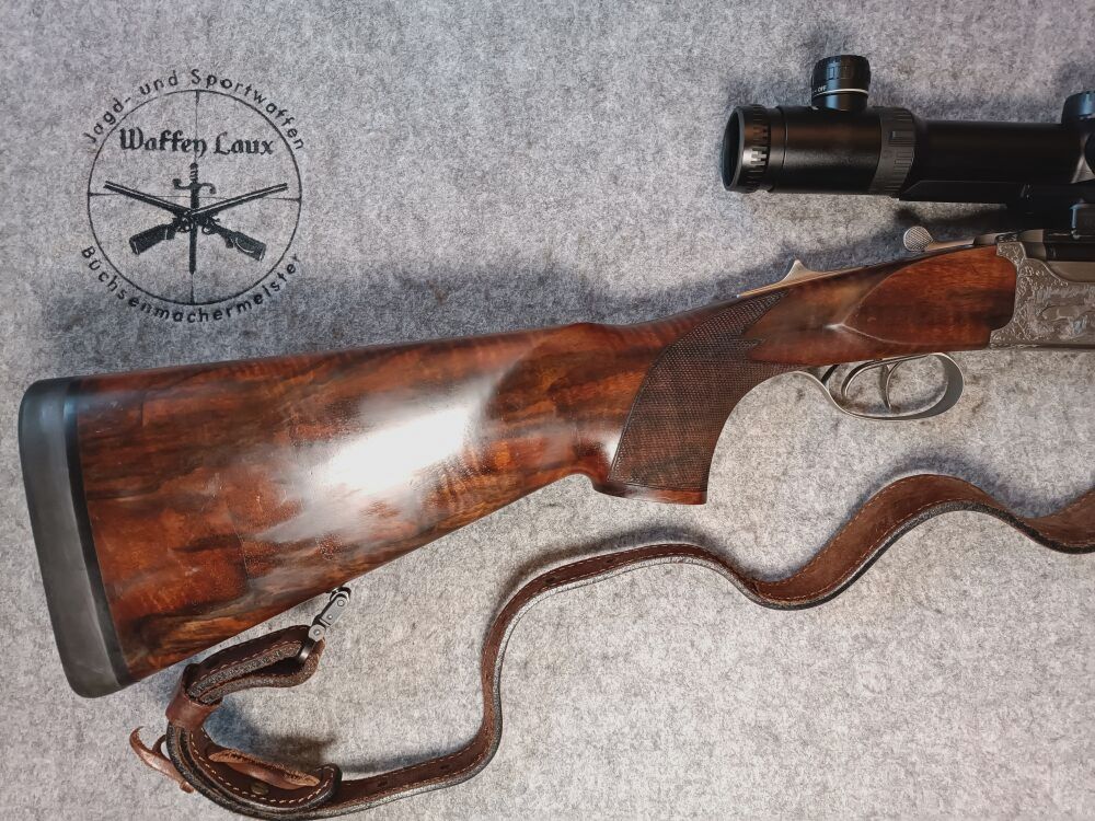 Krieghoff Ulm Ultra TS Zeiss Variopoint 2,5-10x50 calcio a pompa* RH con occhio sinistro