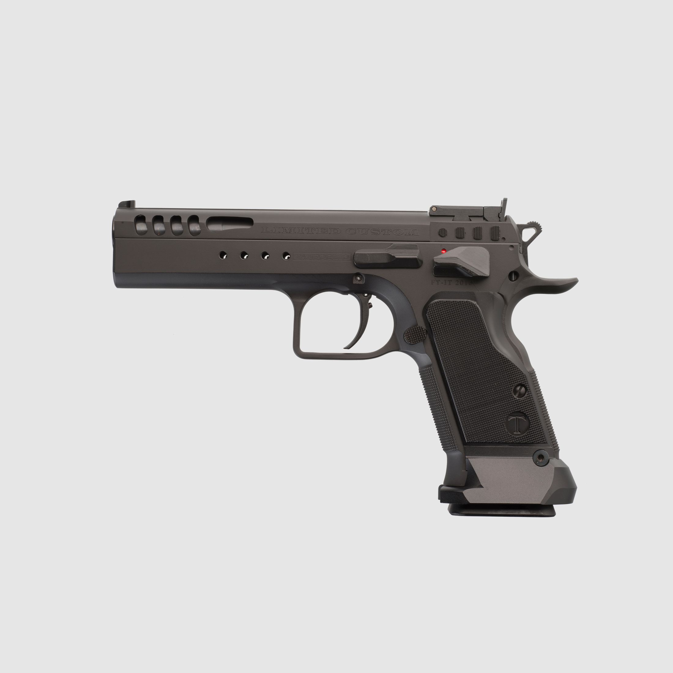 Tanfoglio T97L Limited HC Custom 5" BB, black 9x19, caliber 9mmLuger || Pistol