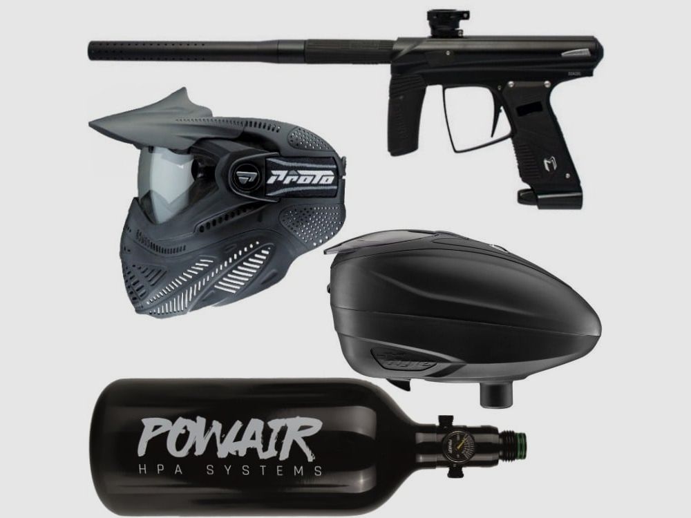 MacDev Drone 2S Paintball Marker Set Completo