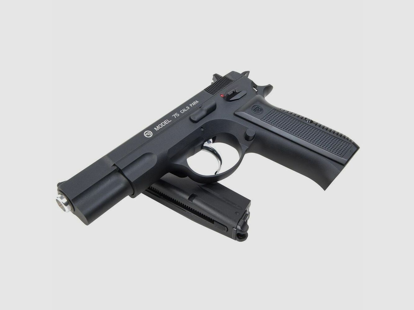 CZ 75 Nero 4,5mm BB Arma ad Aria Co2 BlowBack, immagine 10 di 10