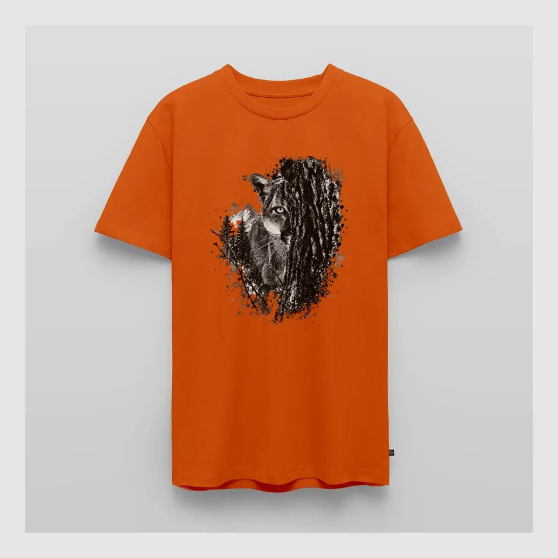 PUMA Men´s Premium T-Shirt „Lauernder Puma"