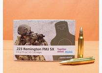 RUAG Patrone .223Rem RUAG 55grs FMJ SX (2412244) VE 50 Patronen/ 3,6g Vollmantel-Target (Schadstoffreduziert)