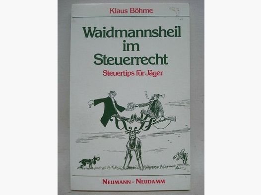 Libro di Valore Waidmannsheil nel Diritto Fiscale, Klaus Böhme