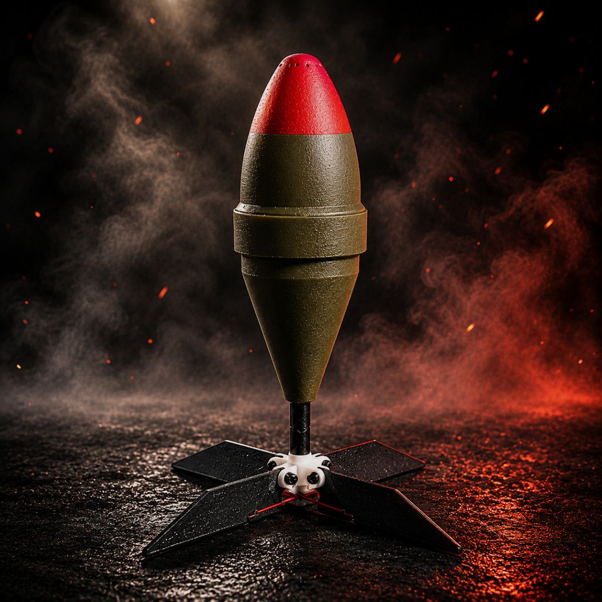 Rockets Stingray AT4 avec projectile de marquage (pack de 4)