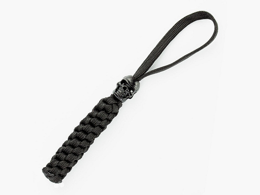 Lanyard with skull black