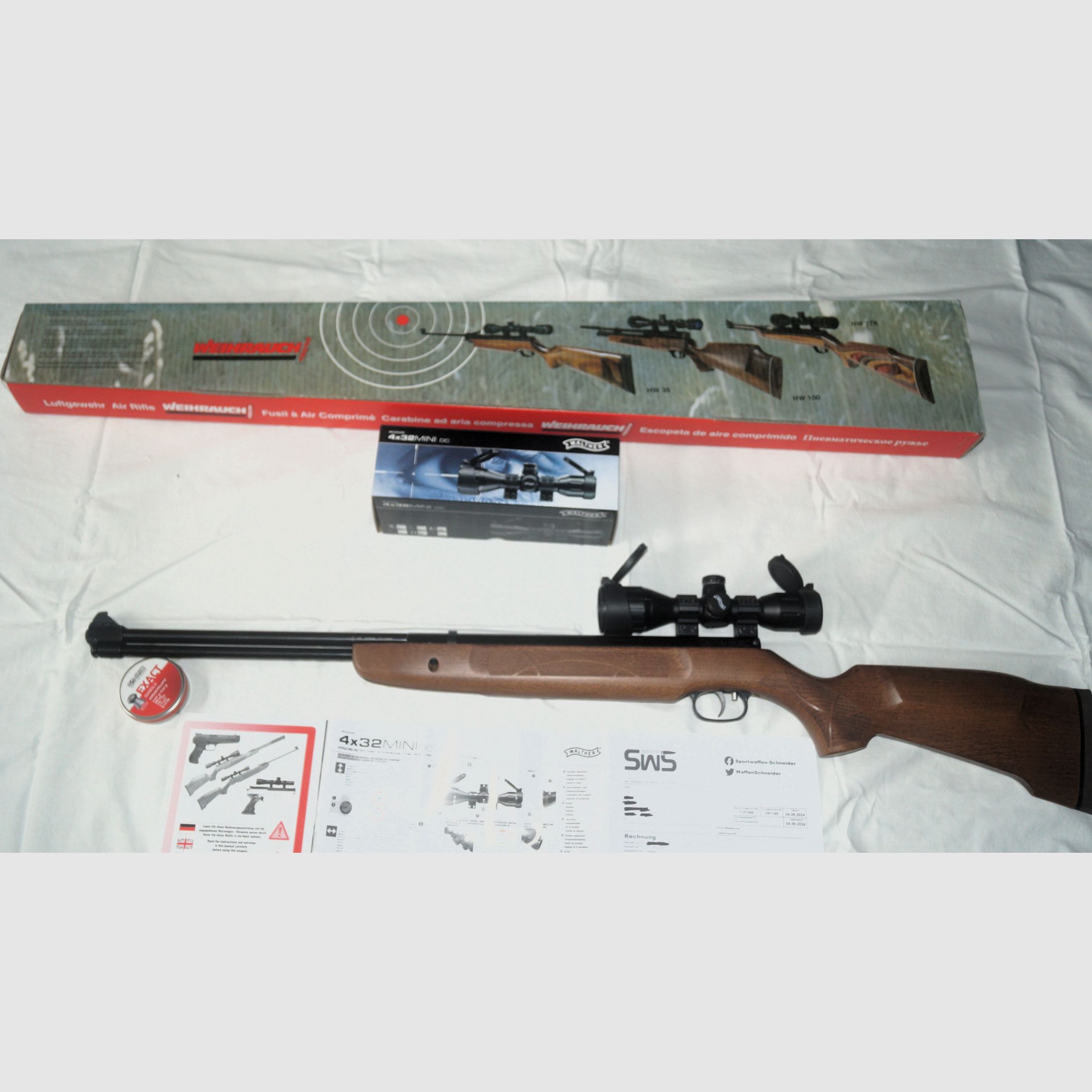 Luftgewehr HW57 Weihrauch 4,5 mm