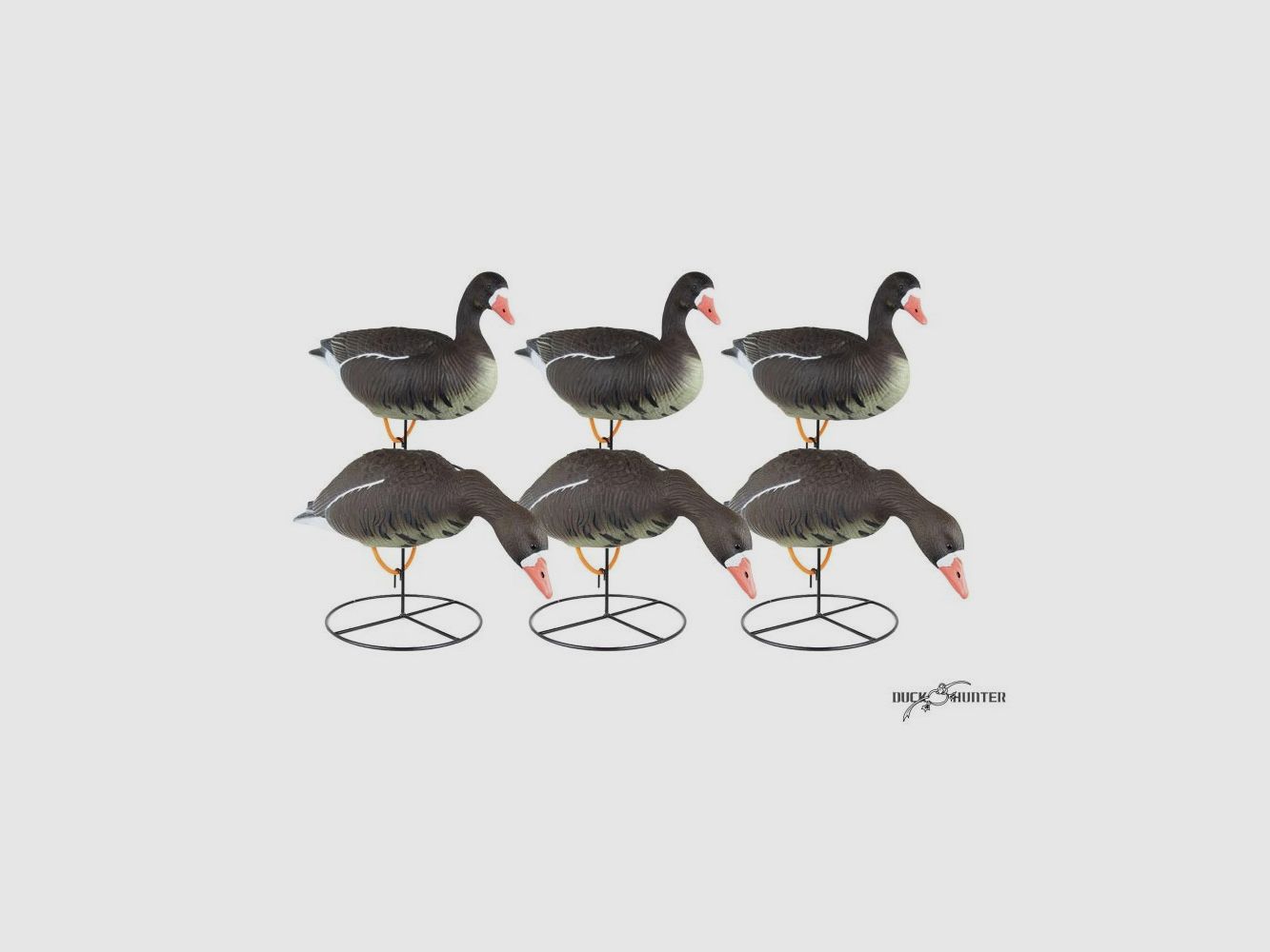 Forme d'oie rieuse sur pattes Duck Hunter x6, image 1 sur 2