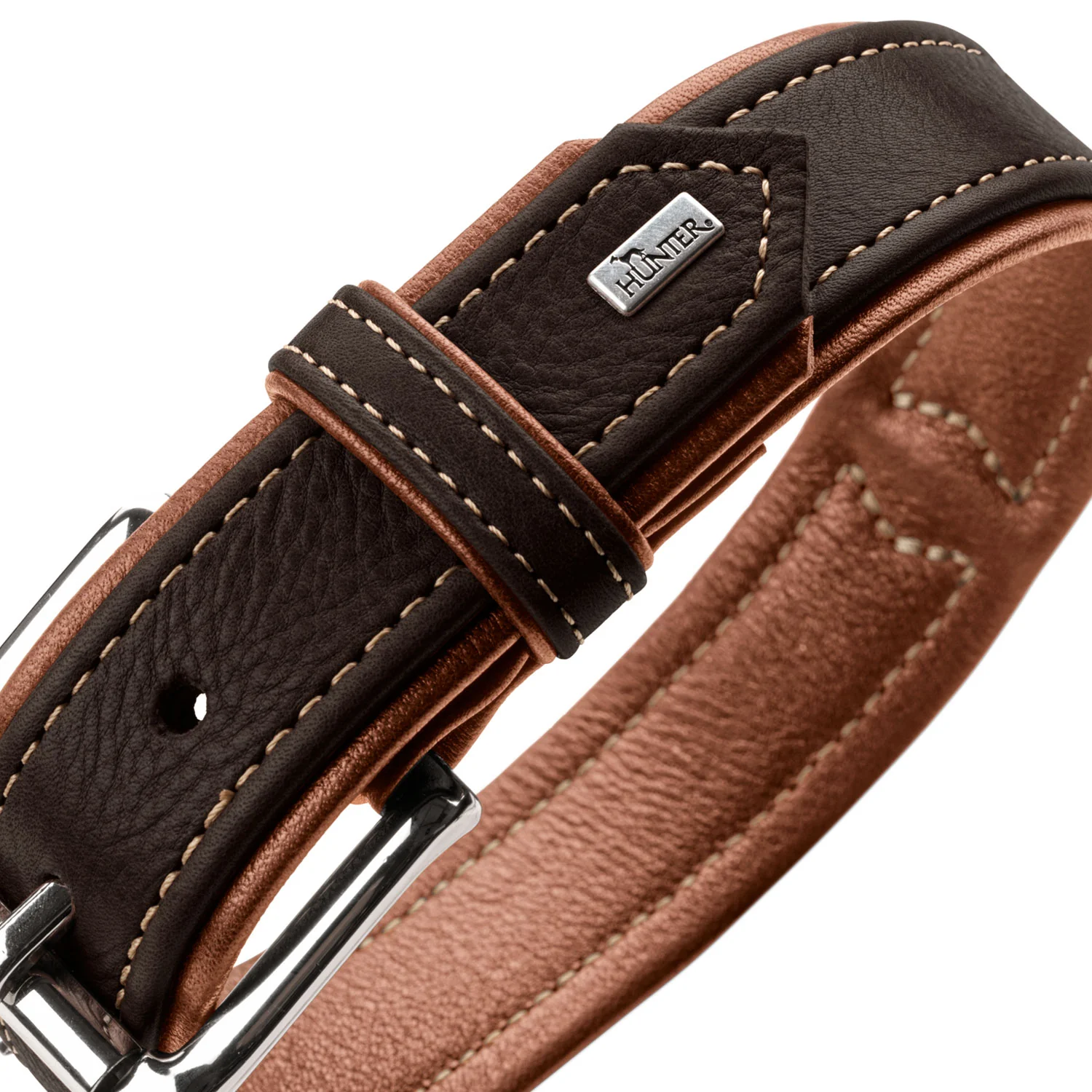 Collier Hunter Canadian Up en Noir/Cognac, image 5 sur 6