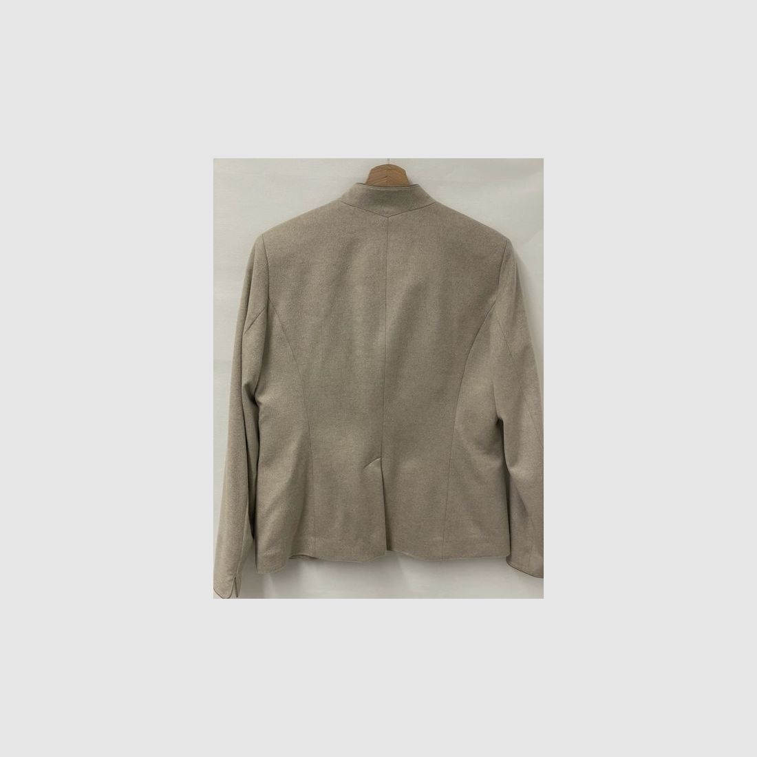 Maximilian Damen Janker aus Schurwolle & Cashmere in Creme, Bild 3 von 3