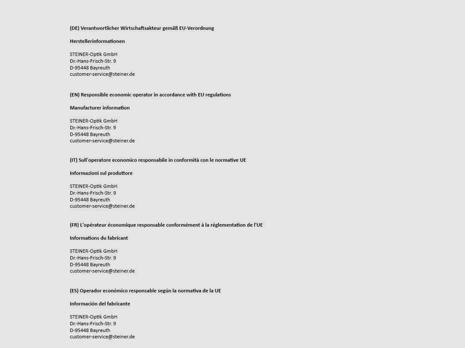 Steiner 202287650 Ranger 4 2.5-10x50 Reticle 4A-I 2nd focal plane