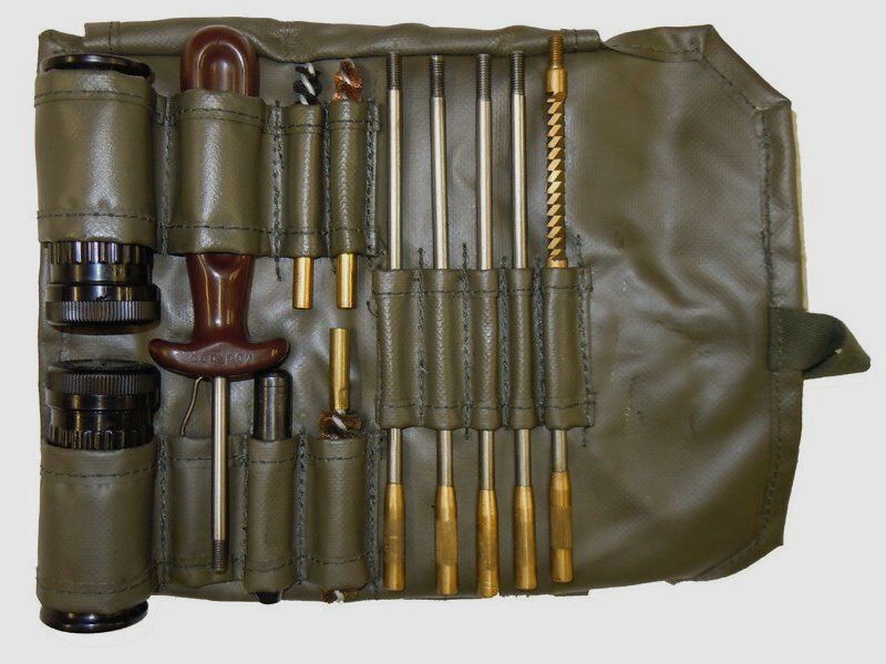 Usine d'armement de Berne, matériel de nettoyage 7,5x55 suisse pour les fusils et carabines suisses K31, K11, Mod. 96-11, SIG PE57 et SAR M57 SWISS MATCH