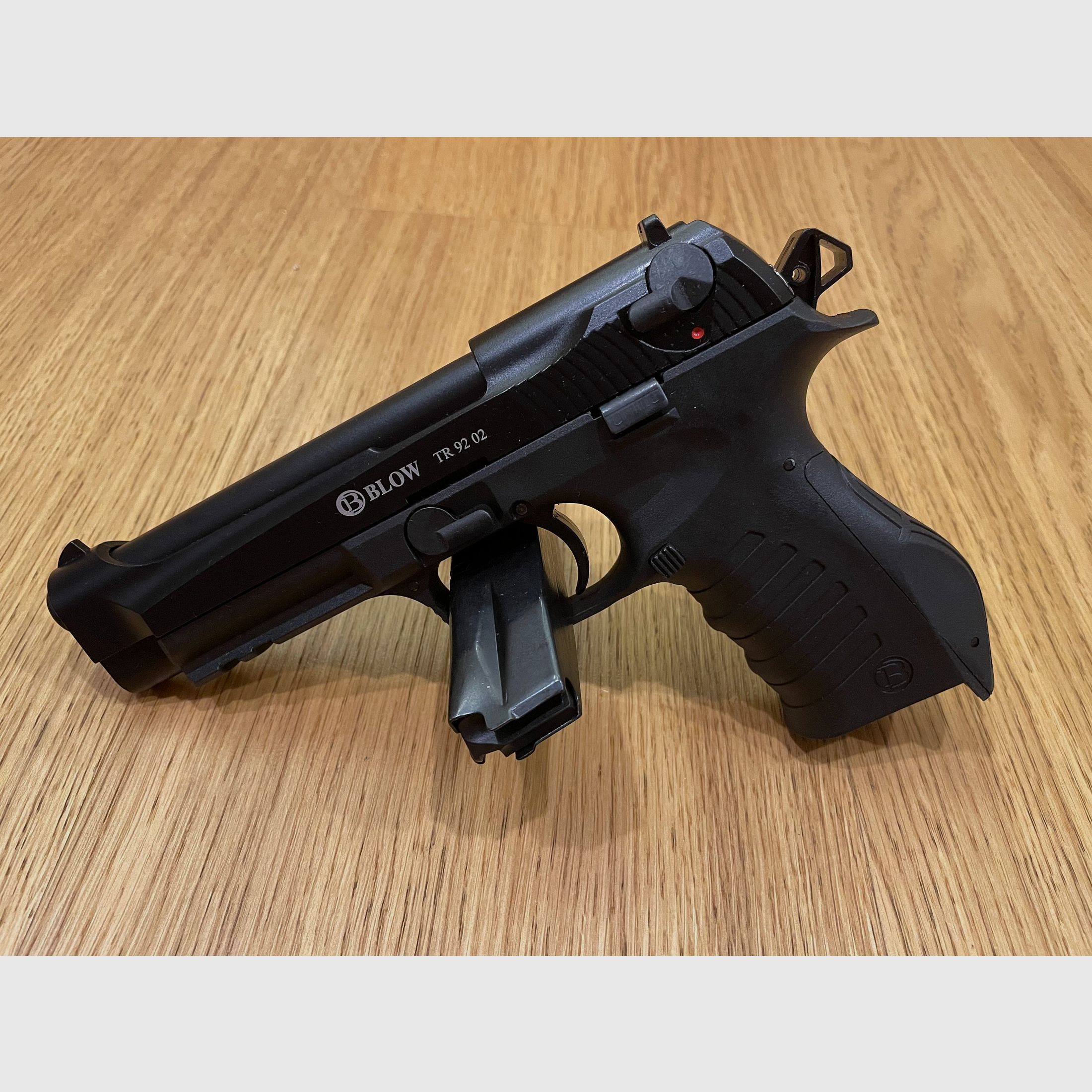 BLOW TR92-02 Black – 9 mm P.A.K. / Beretta M9A3 / M9A4 Style – Wysyłka na terenie całej UE / EU-Wide Shipping, zdjęcie 3 z 11