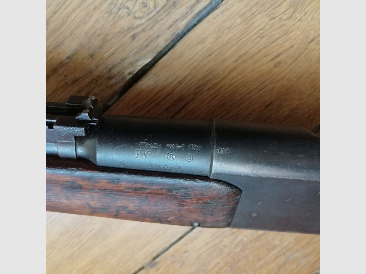 Zeldzaam Lebel geweer model 1886 M 93 – enkel serienummer niet gewijzigd sinds augustus 1914 – Kal. 8x51R origineel – TBE, afbeelding 19 van 39