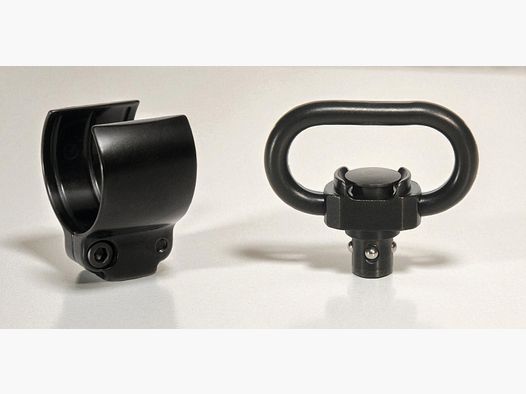 Halder sling bracket + clamp for shotgun