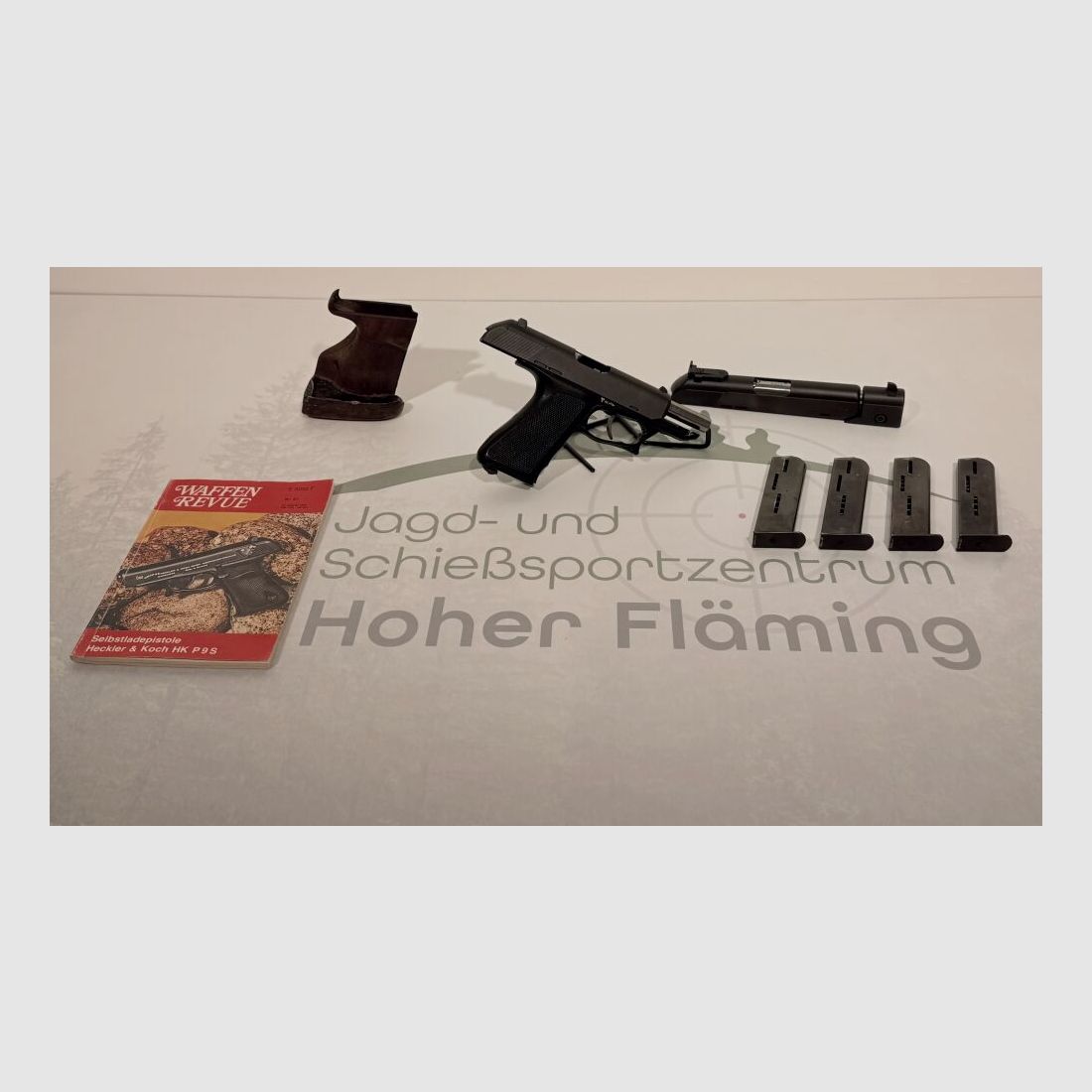 Heckler & Koch P9 avec canon de match supplémentaire 9mm Luger, image 1 sur 4