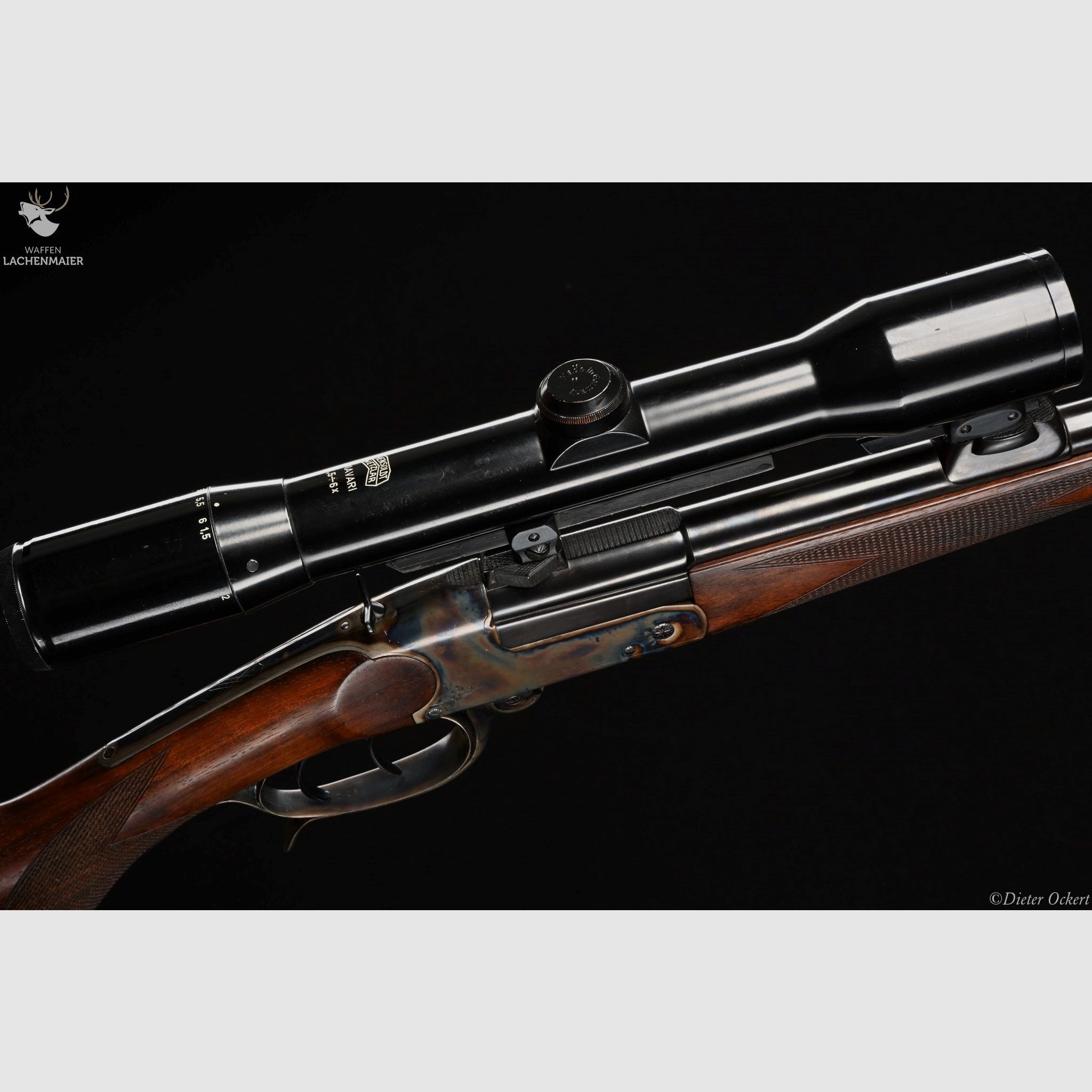 Sauer hunting rifle in caliber 8x48R.