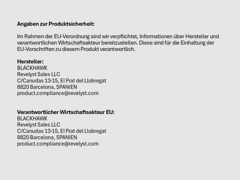 Blackhawk Blackhawk SERPA Quick Disconnect System Kit schwarz 2 St. Female + 1 St. Male (45430950BK)