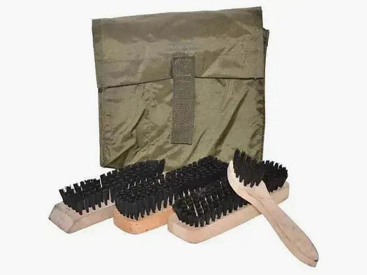 Bundeswehr Original BW Original shoe polishing set used