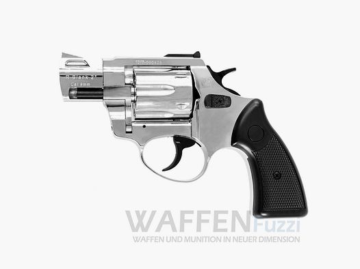 Pistolet d'alarme Zoraki R2 chromé 2 pouces calibre 9 mm