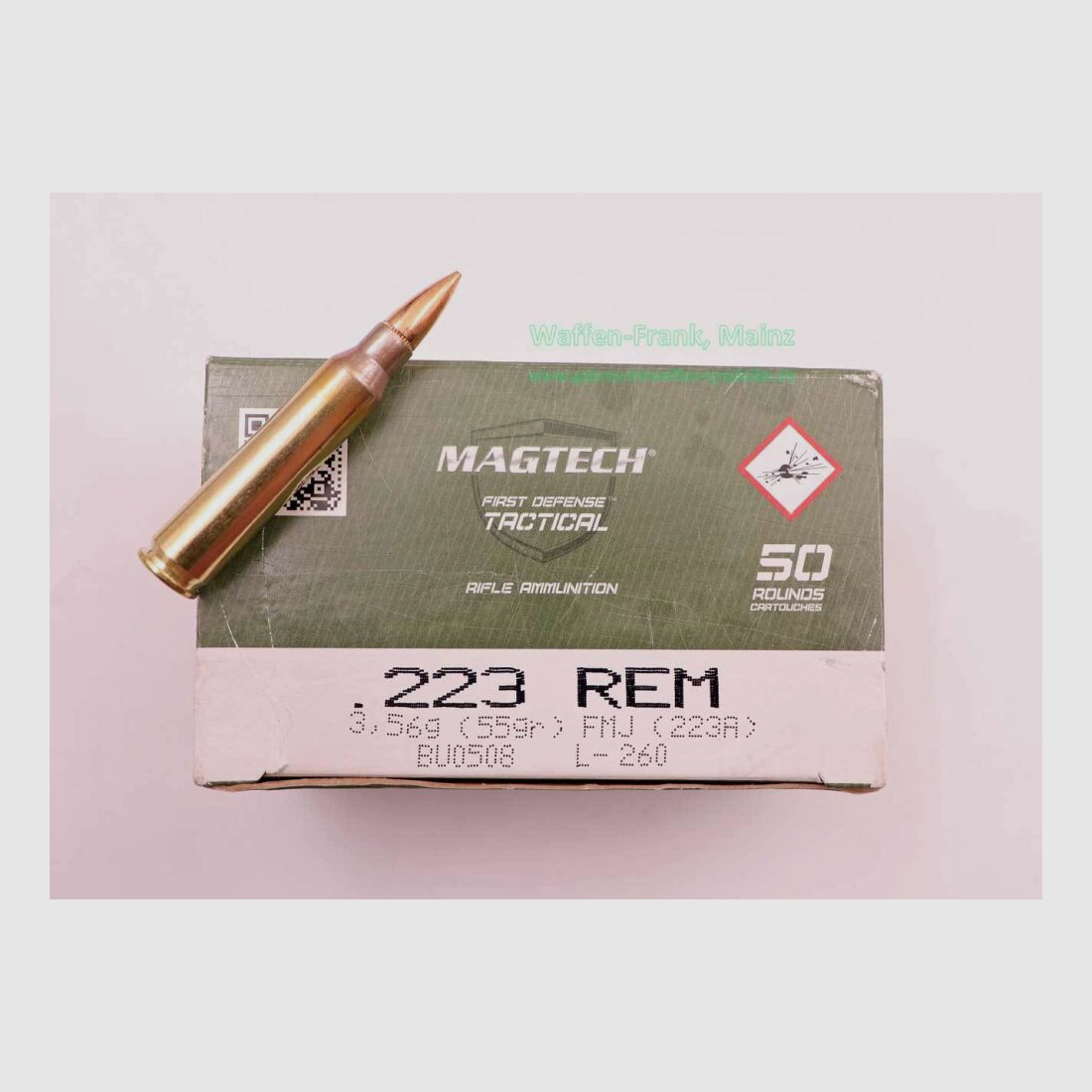 Cartouches de Fusil MagTech .223Rem