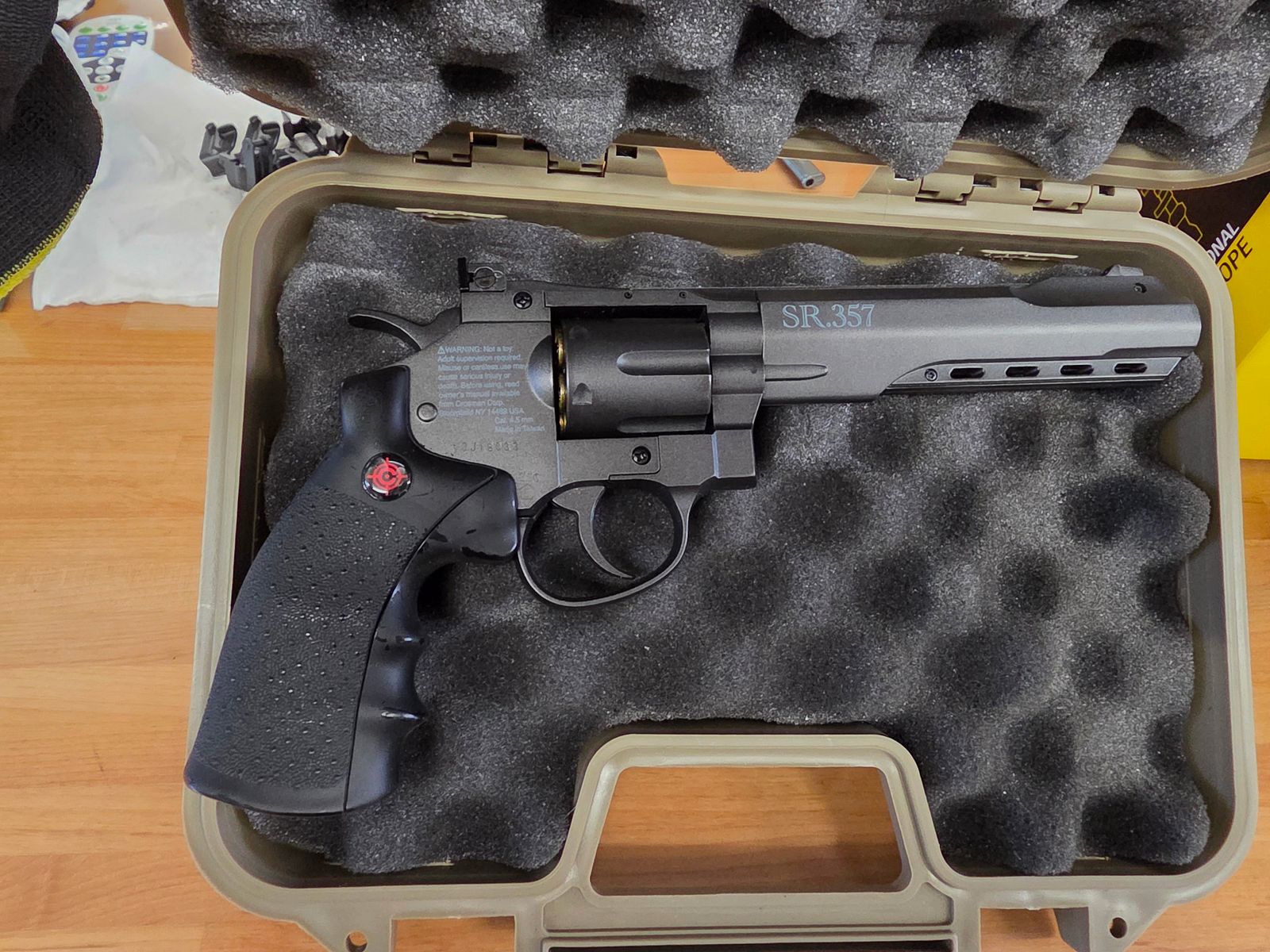 CO2 Revolver Crosman SR357 bicolor Kaliber 4,5 mm BB