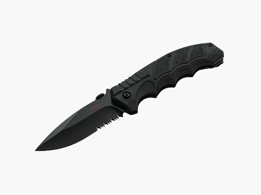 Heckler & Koch SFP Tactical Folder All Black D2 Acciaio