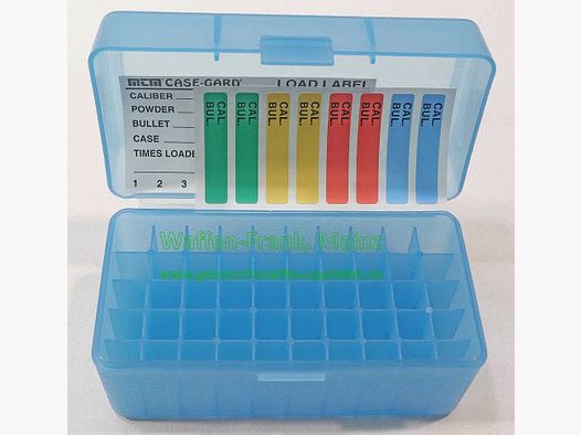 MTM Products Company USA Patronenbox RS-S-50 blauklar
